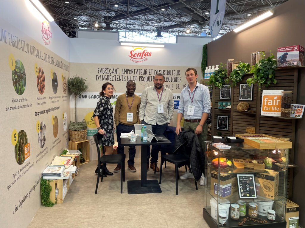 Salon professionnel avec la présence de la team SENFAS, nos quatre commerciaux.