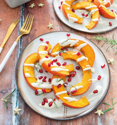 Courges Roties Sauce Veg’gras